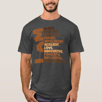 Camiseta Sou a mulher negra, Melanin Africa Orgulho