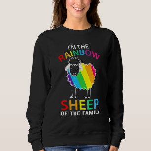 Camiseta Sou a ovelha Arco-Íris da Família Mais Tamanho 2XL
