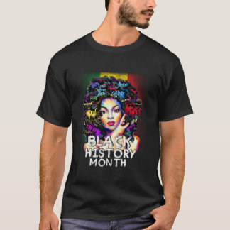 Camiseta Sou a Rainha Melanina Afro-Americana