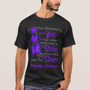 Camiseta Sou A Tempestade Conscientização da Fibromialgia 