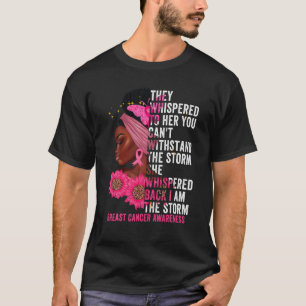 Camiseta Sou a tempestade Mulheres Negras Sobreviventes do 
