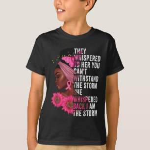 Camiseta Sou a Tempestade Rainha Negra Mulher Negra African