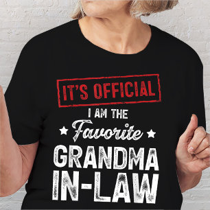 Camiseta Sou a vovó favorita.