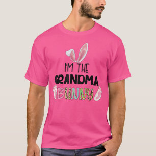 Camiseta Sou a vovó Nana Bunny, Páscoa da família.