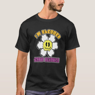 Camiseta Sou abençoado, além de medidas, afirmando o manife