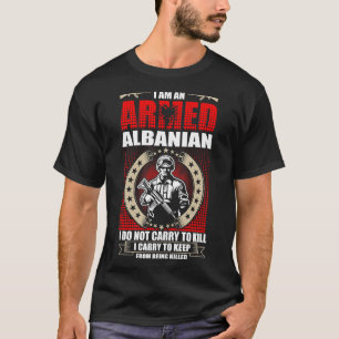 Camiseta Sou Albanês Armado