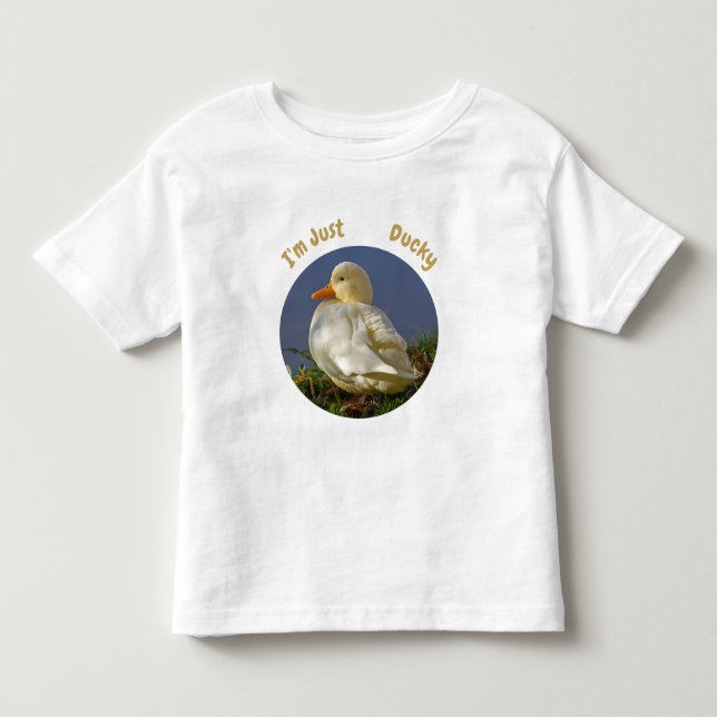 Camiseta Sou apenas Ducky (Frente)