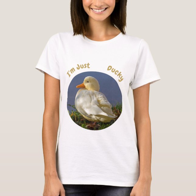 Camiseta Sou apenas Ducky (Frente)