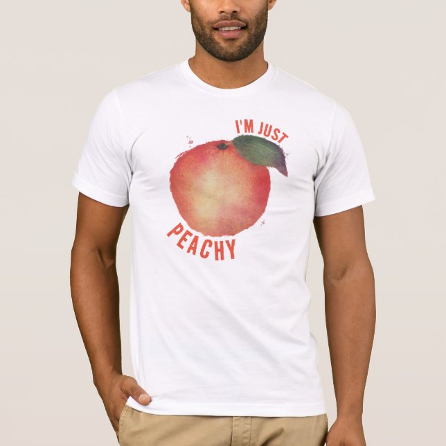 CAMISETA SOU APENAS PEACHY, PEACH GRAPHIC MENS (Frente)