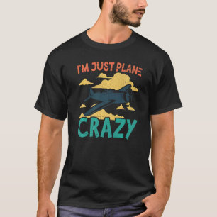 Camiseta Sou apenas piloto de avião de avião barato
