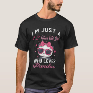 Camiseta Sou Apenas Um 12 Que Ama Pandas