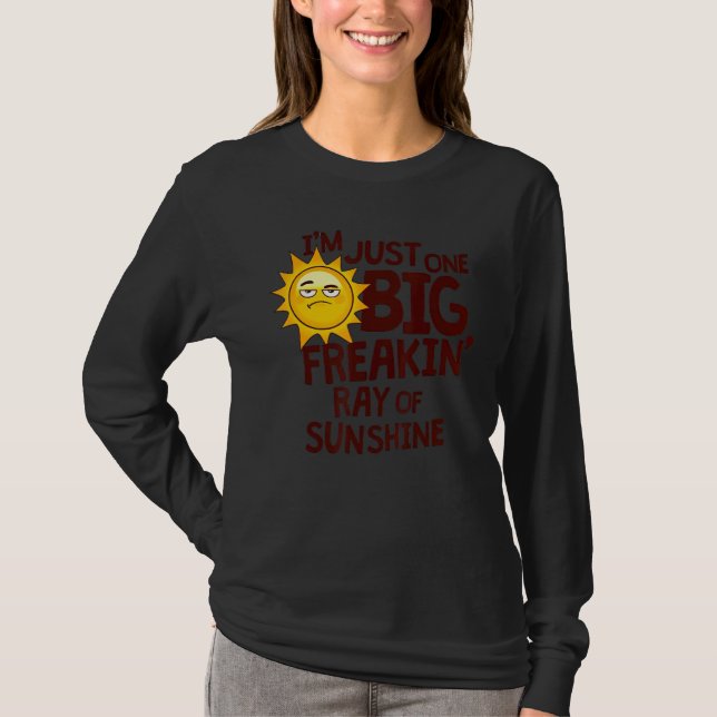 Camiseta Sou apenas um grande raio de sol. (Frente)