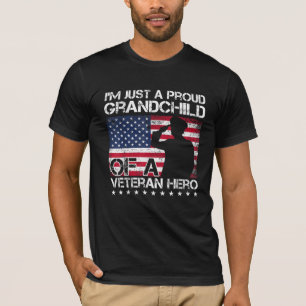 Camiseta Sou apenas um neto orgulhoso de um herói veterano
