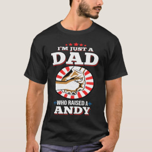 Camiseta Sou apenas um Pai que criou um nome ANDY e