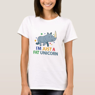 Camiseta Sou apenas um unicórnio gordo