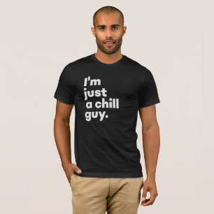 Camiseta Sou apenas uma cara de frio (Preto)