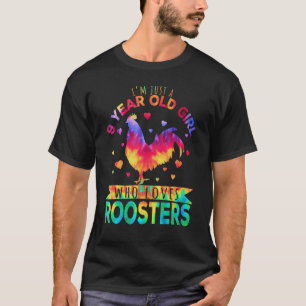Camiseta Sou apenas uma garota de 9 anos que ama Fazenda de