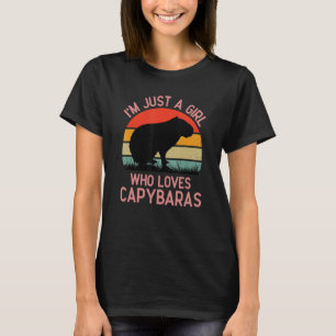 Camiseta Sou apenas uma garota que ama amantes engraçados d