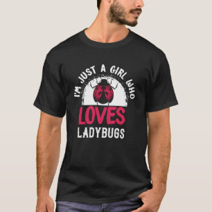 Camiseta Sou apenas uma garota que ama Damybugs