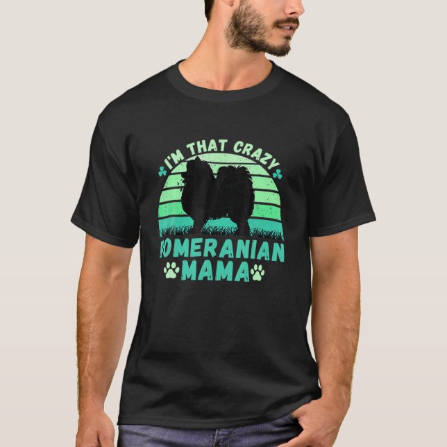 Camiseta Sou aquele Dia de São Patrício maluco da Mama Pome (Frente)