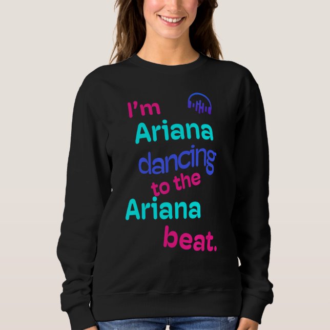 Camiseta Sou Ariana Dançando para a Ariana Ariana (Frente)