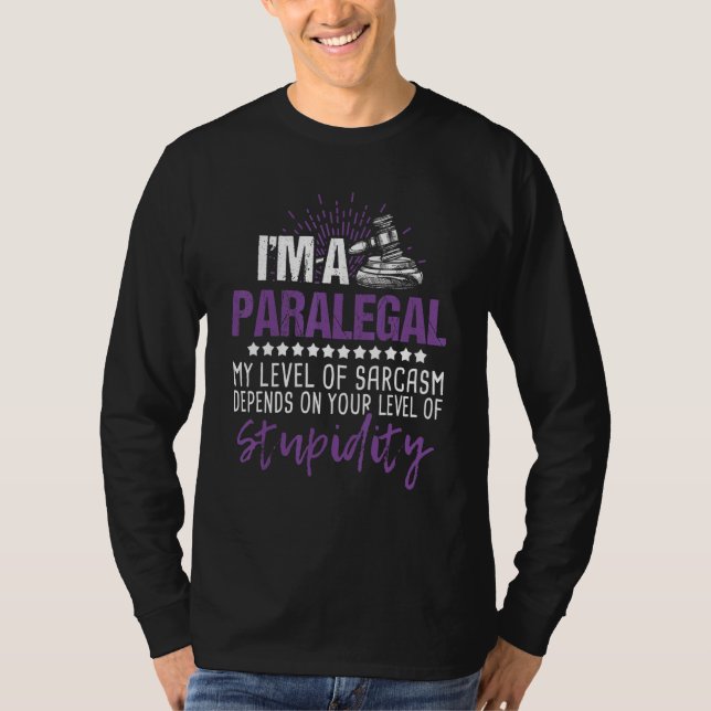 Camiseta Sou assistente de jurado de justiça assistente (Frente)