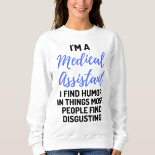 Camiseta Sou assistente médico, acho humor nas coisas 2