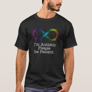 Camiseta Sou autista, por favor, seja paciente