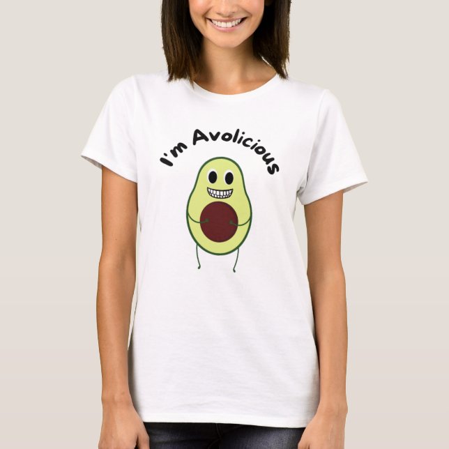 Camiseta Sou Avolicioso - Fruta Engraçado (Frente)