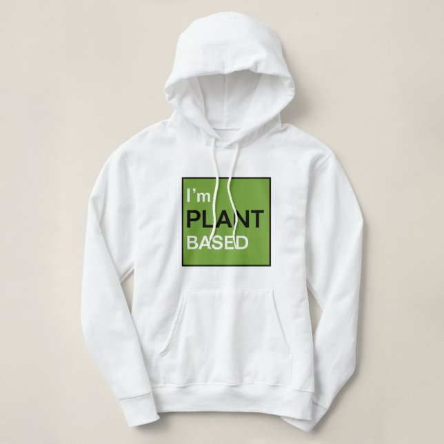Camiseta Sou baseado em plantas (Frente do Design)