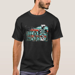 Camiseta Sou Bendito Christian Leopard Cross Cowhide Weste