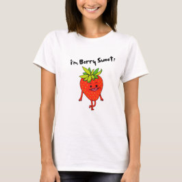 Camiseta Sou Berry Sweet! - Arma de Fruta Engraçado