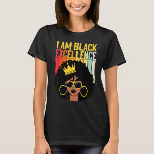 Camiseta Sou Black Excellence Melanin Queen Afro Women Ari