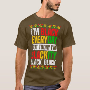 Camiseta Sou Blackity Black African African Men June