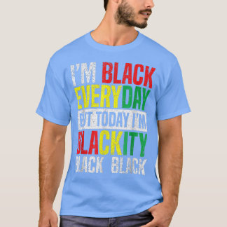 Camiseta Sou Blackity Black African African Men June