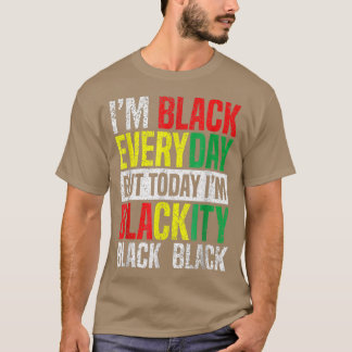Camiseta Sou Blackity Black African African Men June