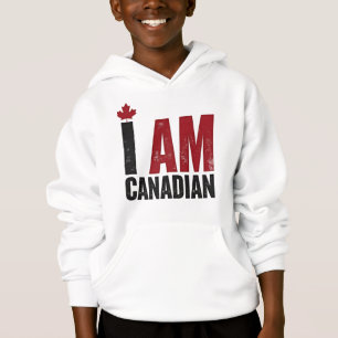 Camiseta Sou canadense - Declaração Patriótica e Folha de M