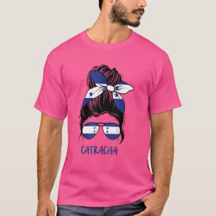 Camiseta Sou Catracha Para Hondurenhos Bandeira de Honduras