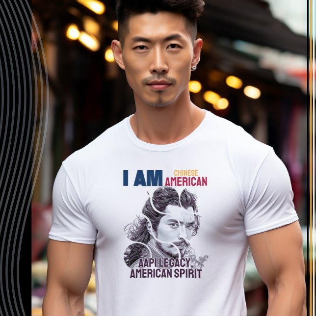 Camiseta Sou chinês americano (homem) - Legado de AAPI (Criador carregado)