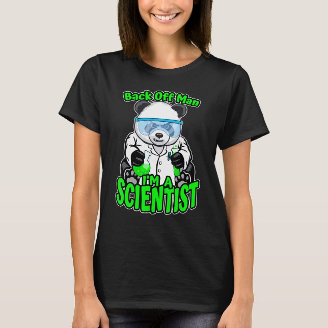 Camiseta Sou Ciência Do Tronco Do Panda Bear (Frente)