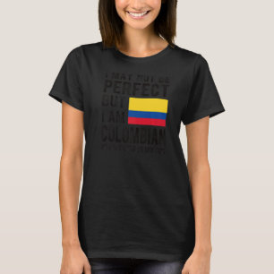 Camiseta Sou Colombiano Flag Colombia Heritage Colombian Ro