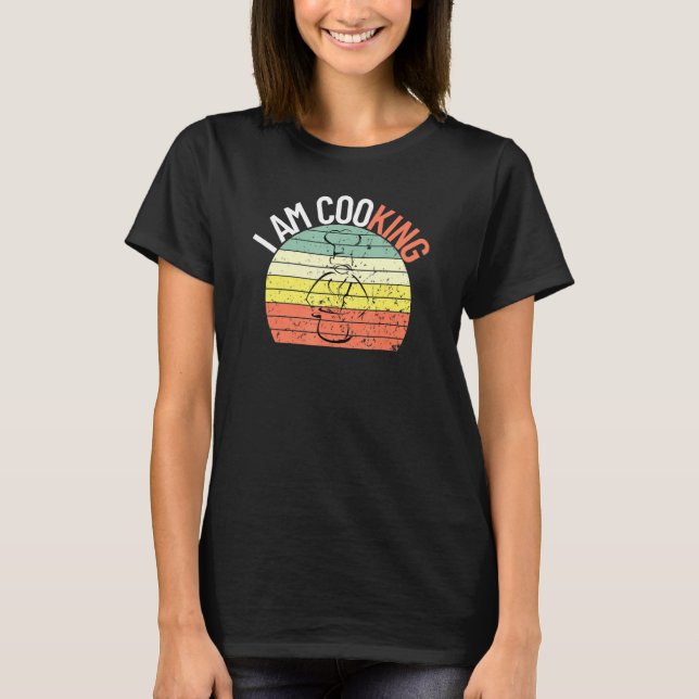 Camiseta Sou Cozinhar Kitchen King Chef Cook 3 (Frente)