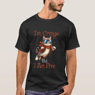 Camiseta Sou Cringe Mas Sou Amante Felino Livre Dono de Gat