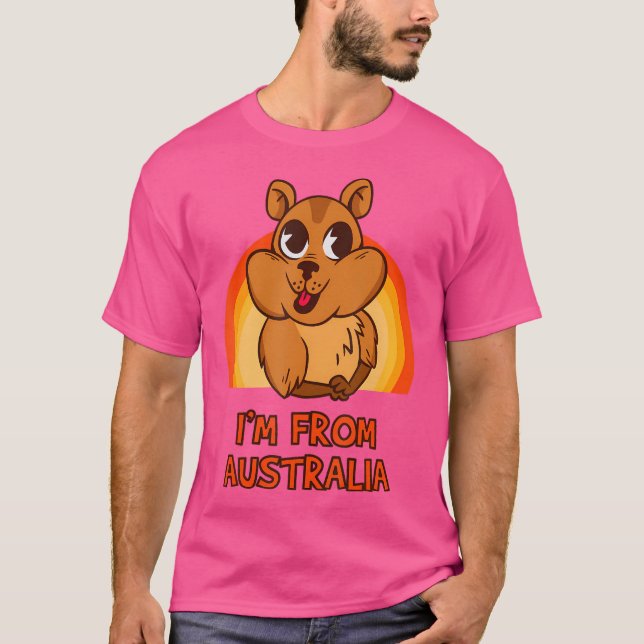 Camiseta Sou Da Austrália Wombat (Frente)