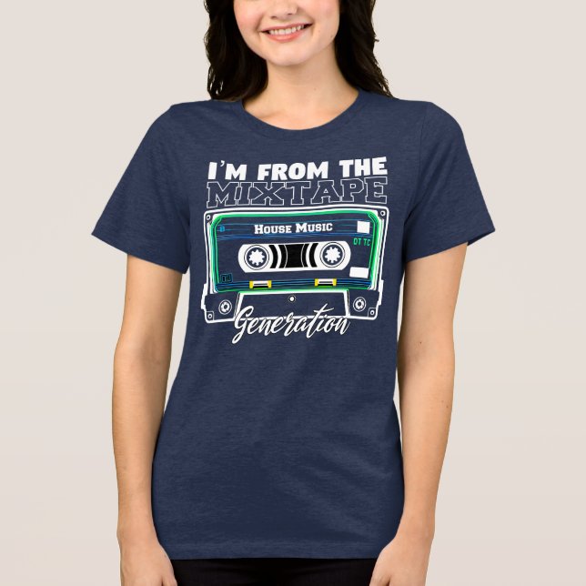 Camiseta Sou da Mixtape Generation (Música House) Tri (Frente)