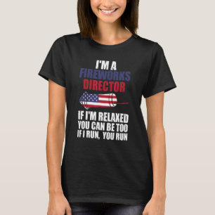 Camiseta Sou diretor de fogos de artifício se sou fogos de