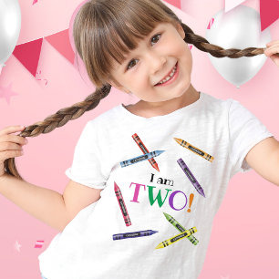 Camiseta Sou Dois Festa De segundo aniversário De Crianças