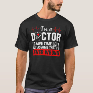 Camiseta Sou doutora estudante de medicina Gráfico de douto