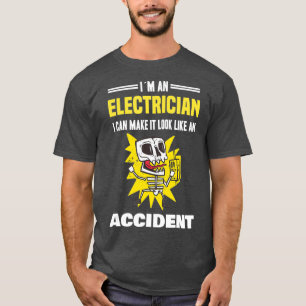 Camiseta Sou eletricista, posso fazer parecer um