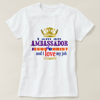 Camiseta Sou Embaixador De Jesus Cristo Christian